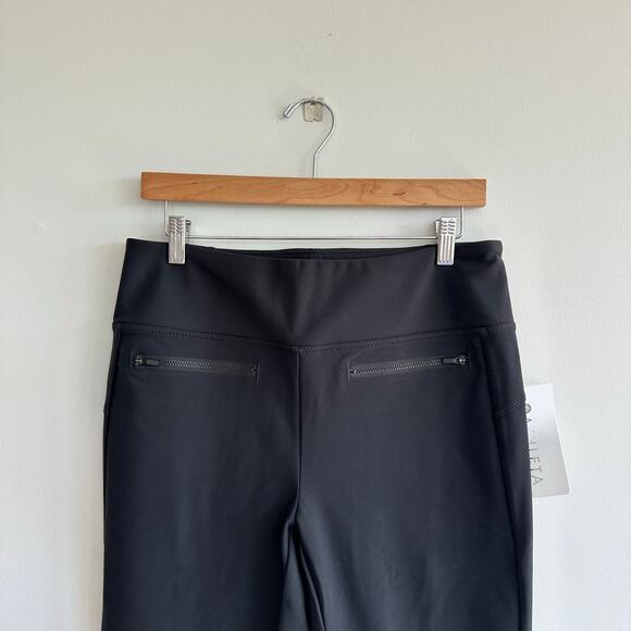Athleta Stellar Crop High Rise Pull On Pant Black L NWT - Picture 4 of 10
